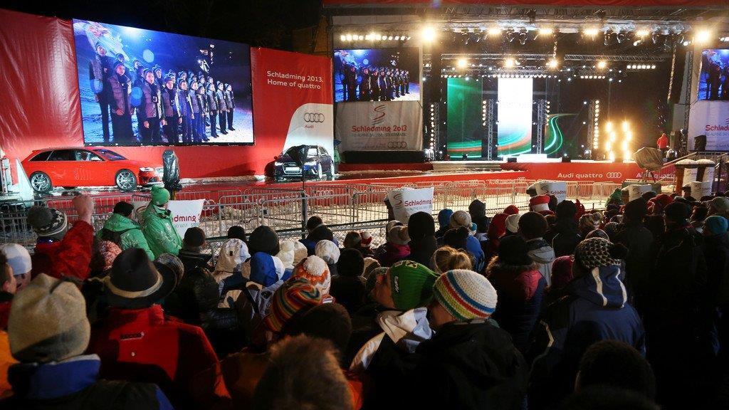 Promis bei Ski-WM-Eröffnung
