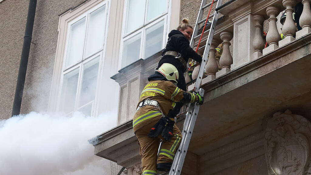 Brand im Dom: Spektakuläre Übung in Salzburger Altstadt