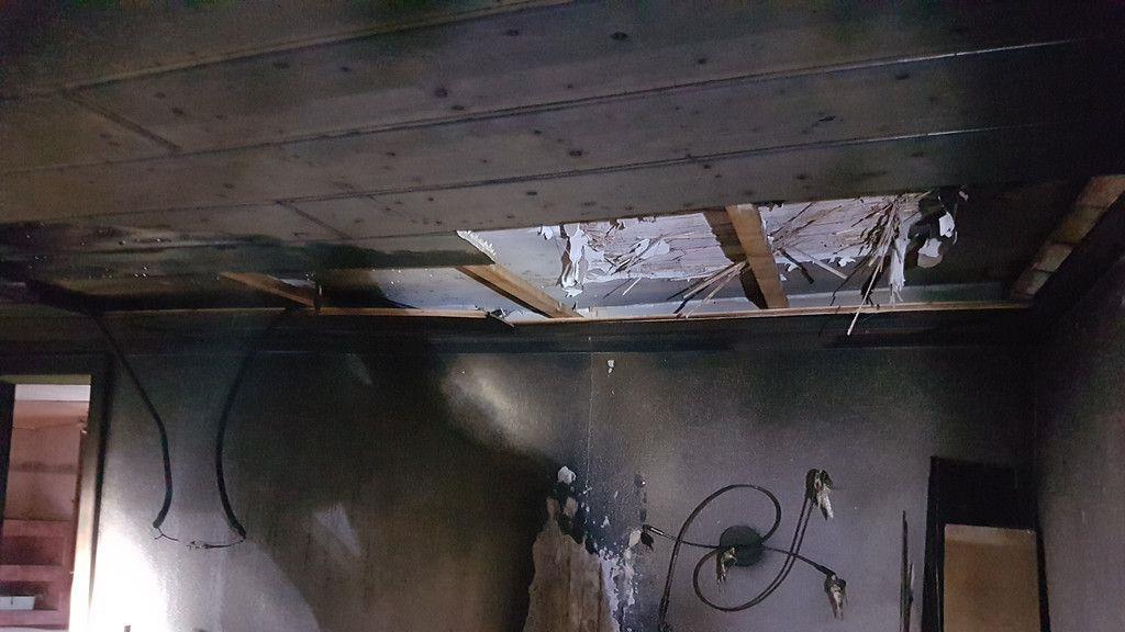 Zimmerbrand in Neukirchen