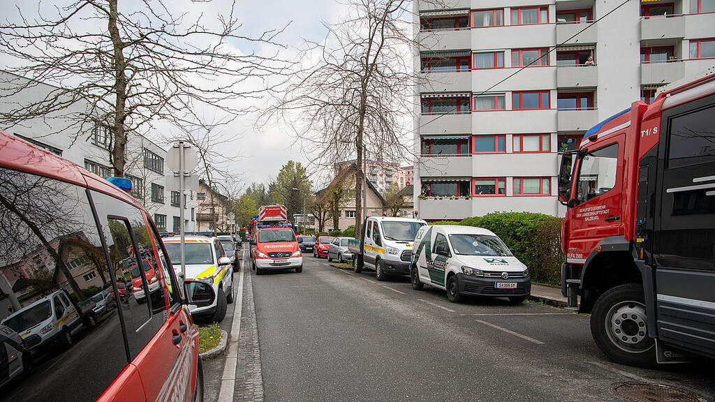 Brand Salzburg Lehen Revierstraße