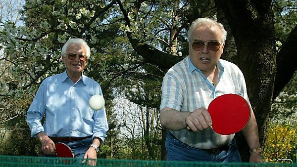 Pensionisten spielen gerne Tischtennis