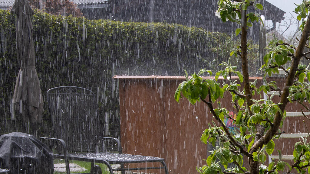 Hagel in Salzburg