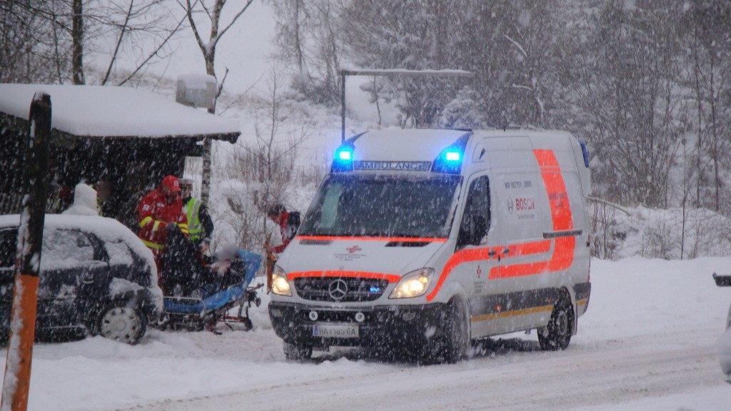 Schnee: Crash in Ebenau