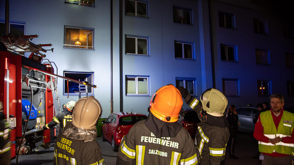 Brand-Alarm in Liefering