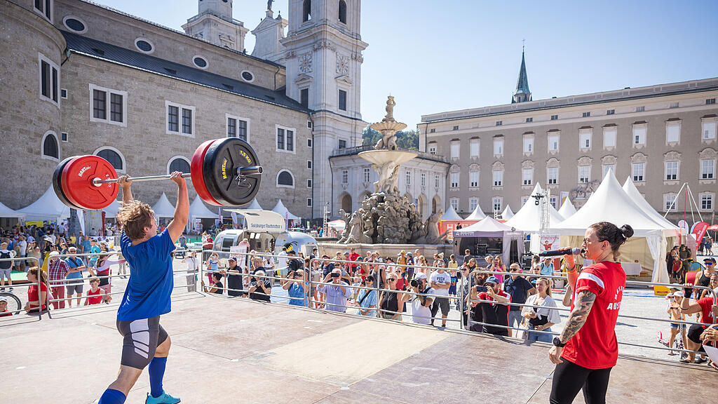 Tag des Sports, Gewichtheben