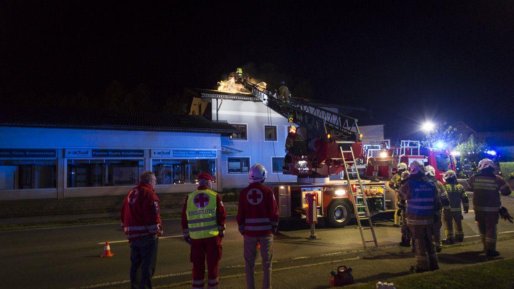 Dachstuhlbrand in Straßwalchen