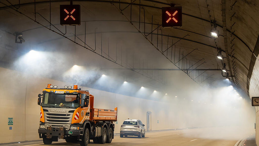 Große Einsatzübung im Lieferinger-Tunnel