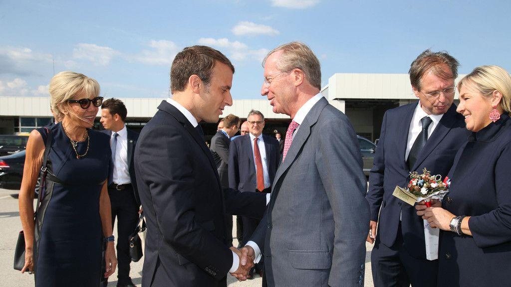 Macron verabschiedet sich von Salzburg