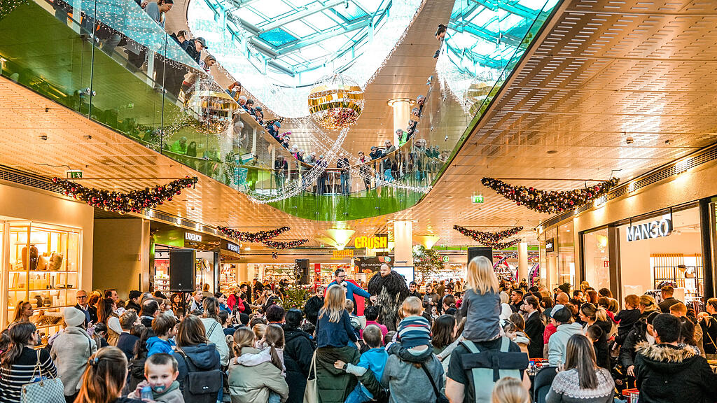 Krampus-Show im Europark
