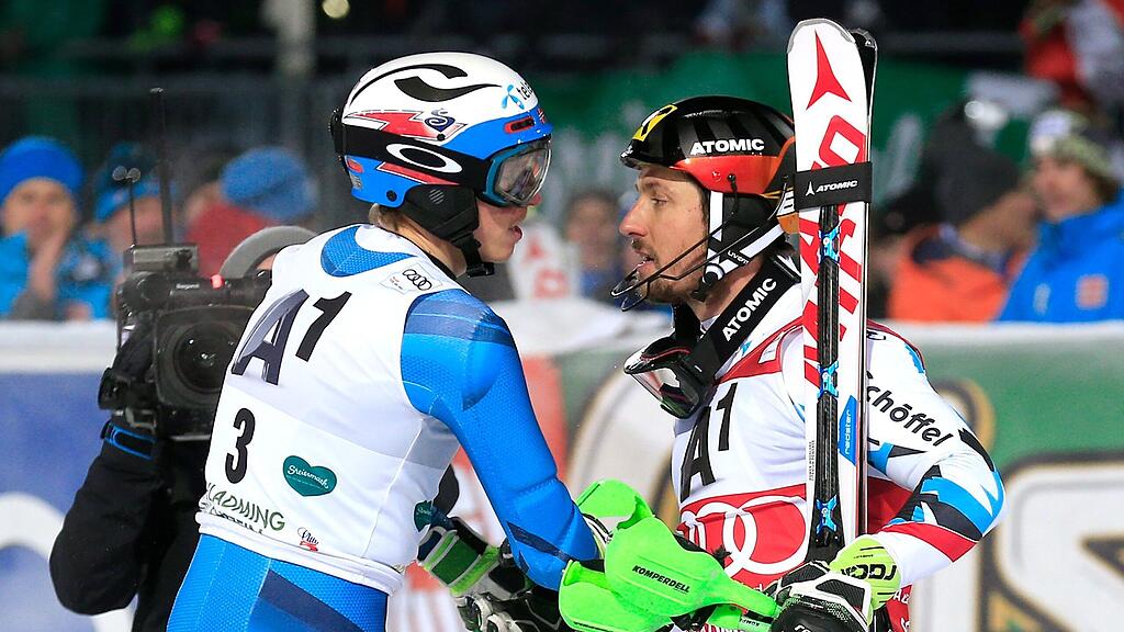 Kristoffersen (links) war nicht zu schlagen.