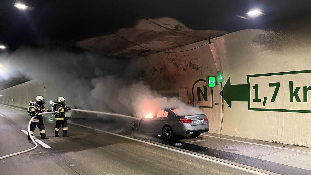 Pkw-Brand Katschbergtunnel
