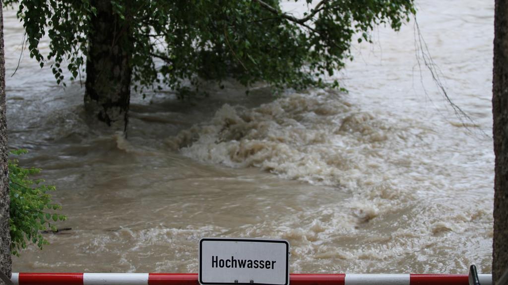 Hochwasser in Trostberg