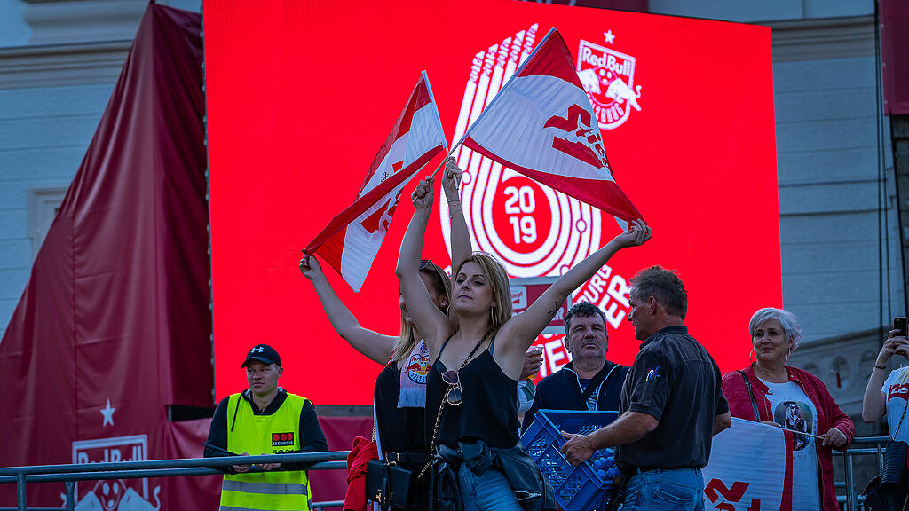 Red Bull Salzburgs Meisterfeier I