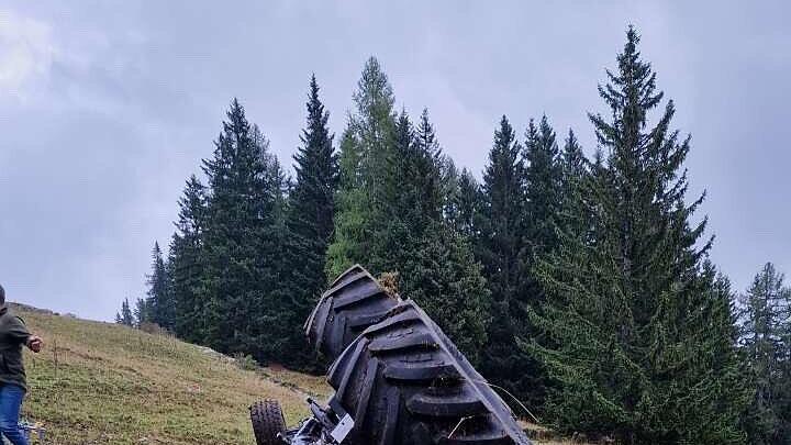 Traktorüberschlag Unken