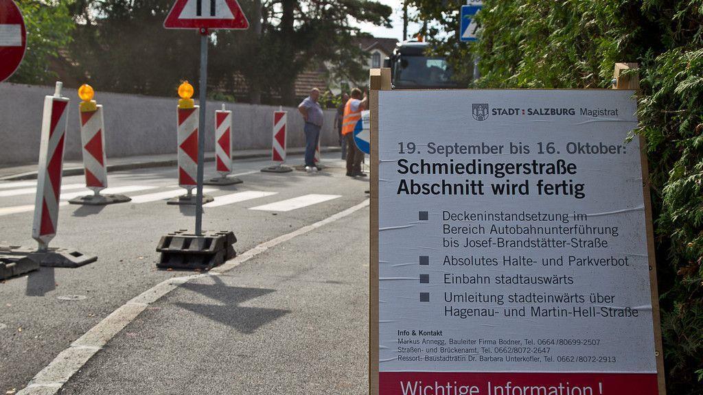 Arbeiten in der Schmiedingerstraße