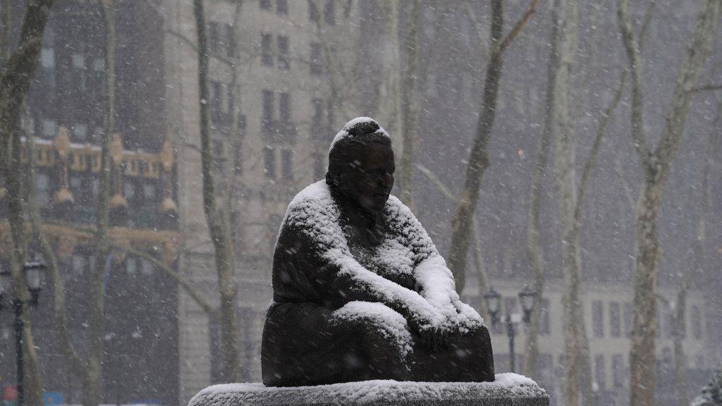 Schnee-Chaos in New York City