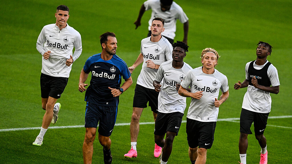 Red Bull Salzburg, Training, Benfica Lissabon,