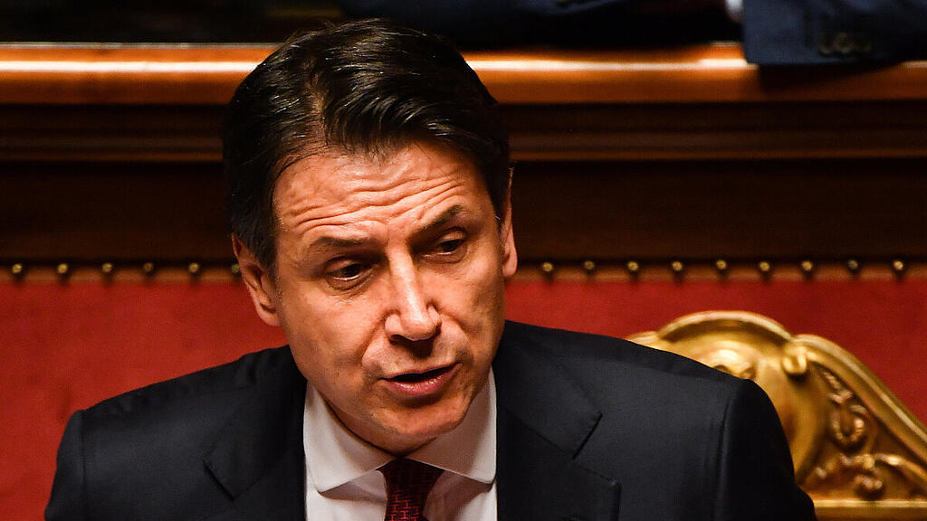 Conte attackierte in seiner Rede Salvini