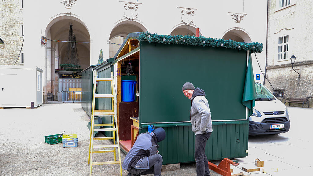 Christkindelmarkt 2024 Aufbau