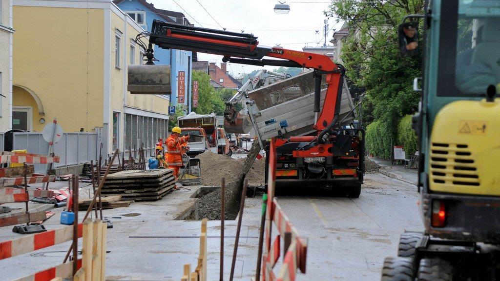Arbeiten in der Haunspergstraße