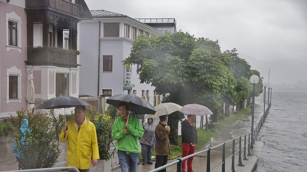Hochwasser in Gmunden