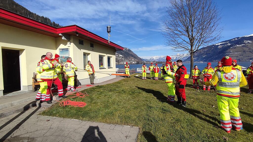 Wasserrettung_Zell am See_Übung