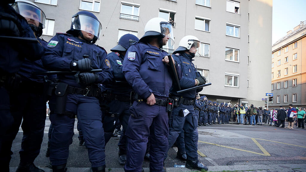 Demo, Wien, Auschreitungen, Polizei