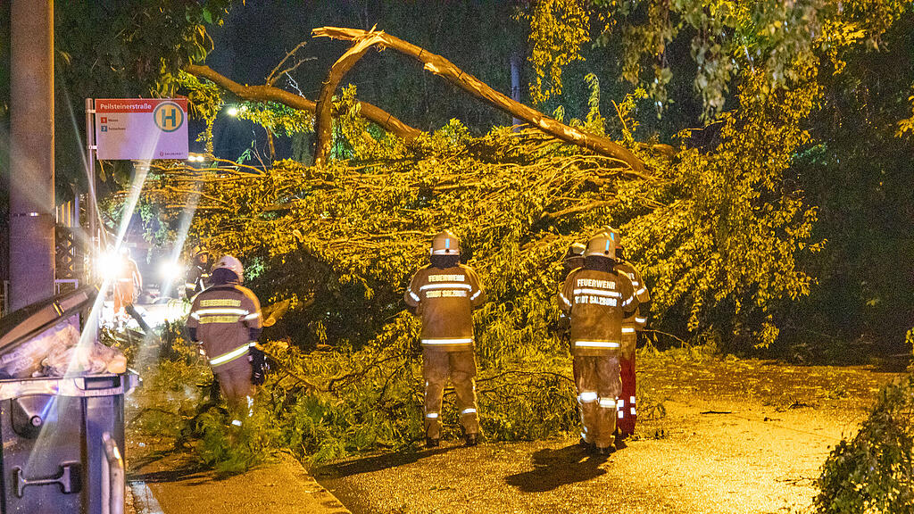 Unwetter Stadt Salzburg