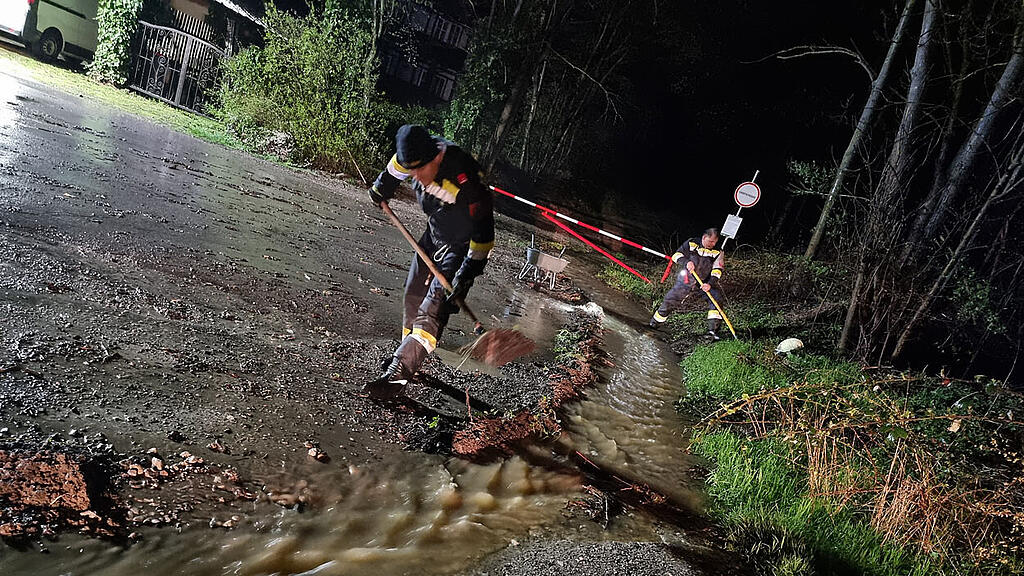 Starkregen: Feuerwehreinsätze in NÖ