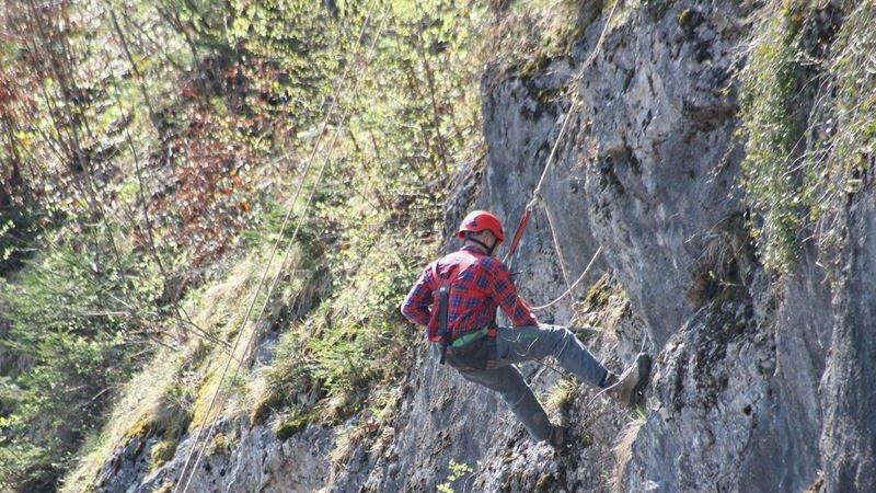 Bergputzer im Einsatz