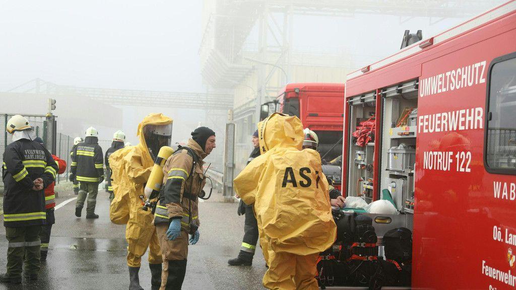 Großeinsatz bei Agrana