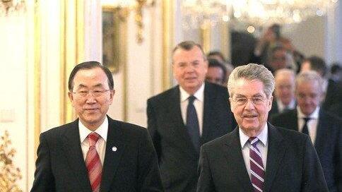 Bundespräsident Fischer empfing UNO-Generalsekretär Ban Ki-moon