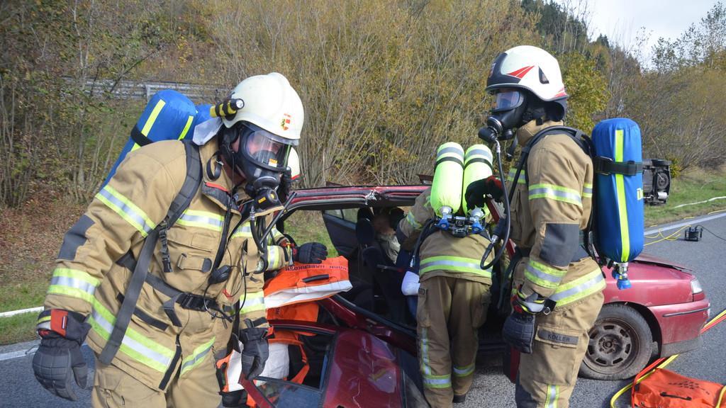 Gefahrgutübung auf der Tauernautobahn I