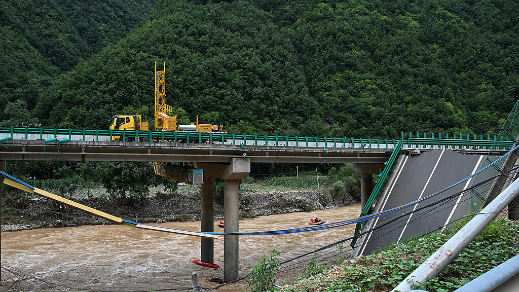 Autobahneinsturz in China