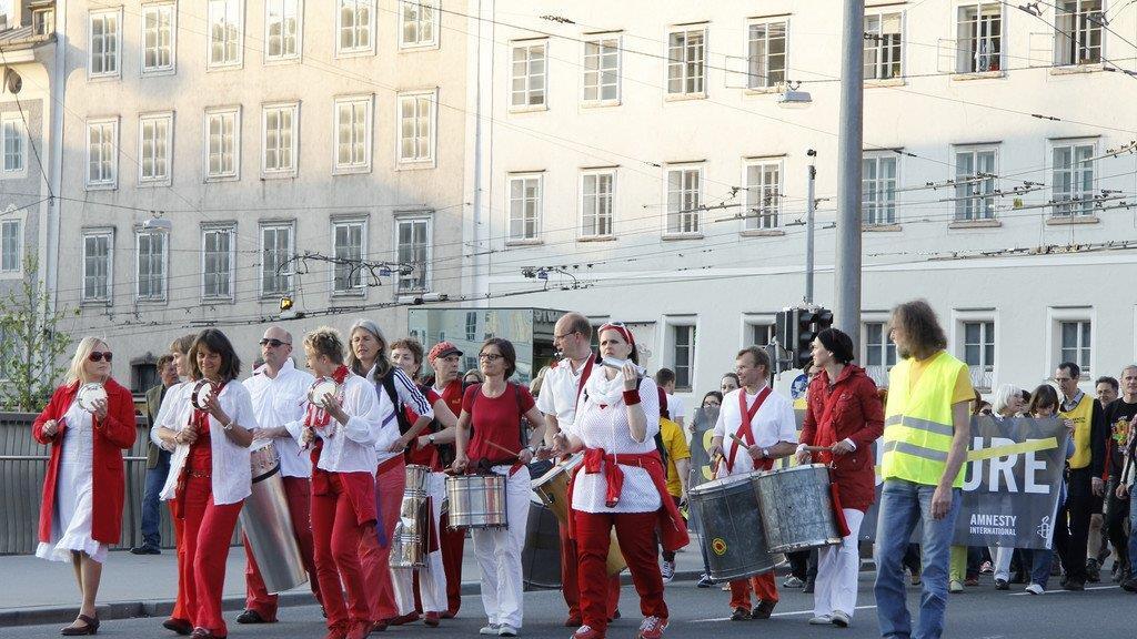 Demo gegen Folter
