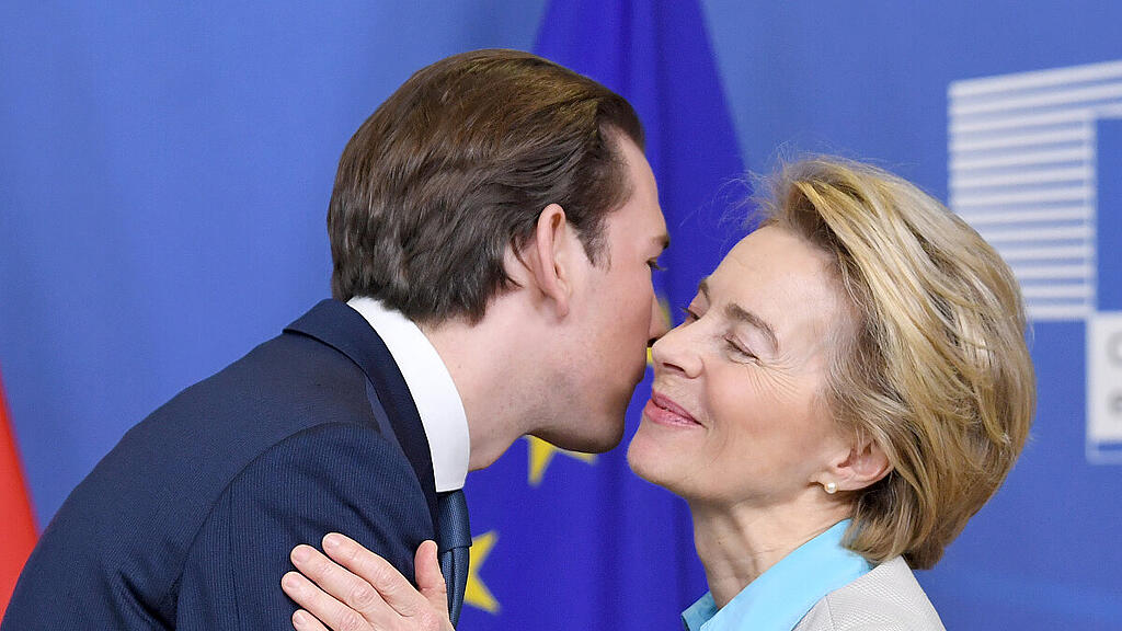 Von der Leyen "in sehr gutem, sehr engem Kontakt" mit Kurz