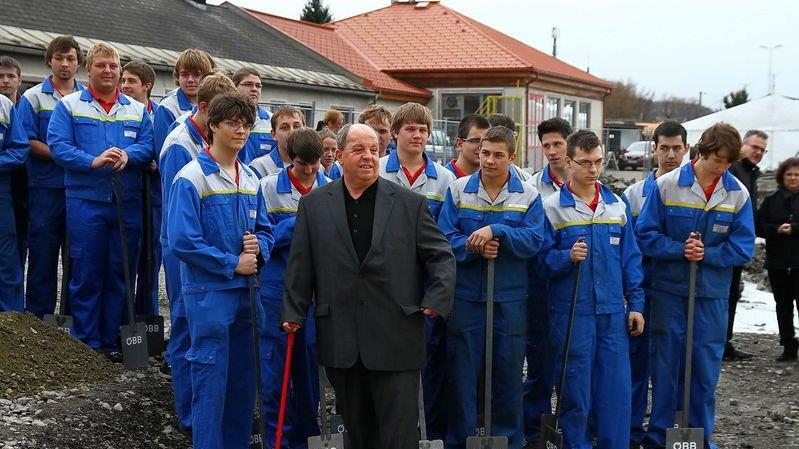 Spatenstich der neuen ÖBB-Lehrlingswerkstätte
