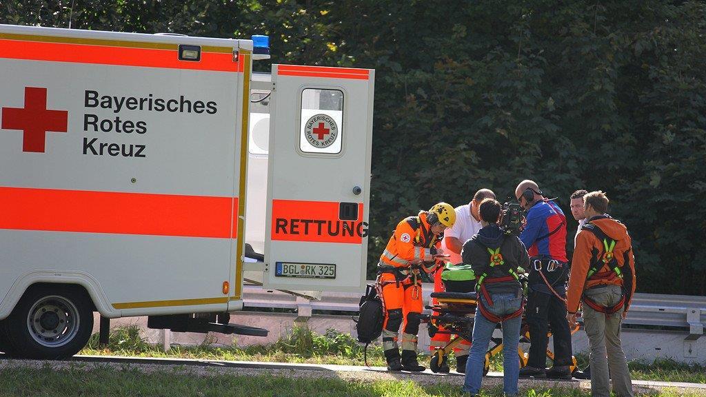 Bilder der Heli-Bergung
