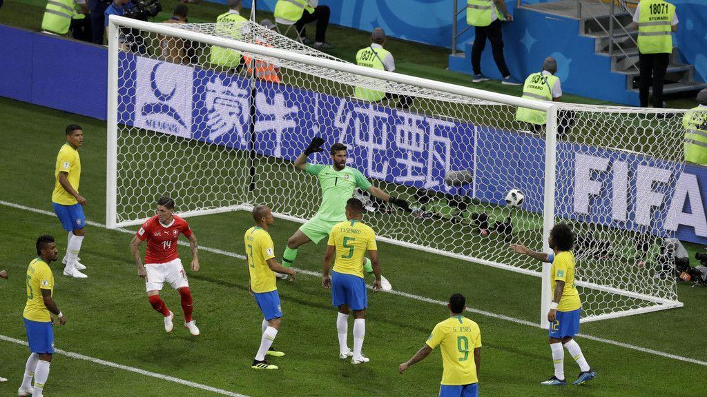 Fußball-WM: Brasilien - Schweiz 1:1