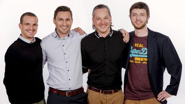 Bernhard Eder, Roman Knoblechner, Ingo Potocnik und Dominik Mayrhofer konnten ein Investment von 250.000 Euro ergattern.