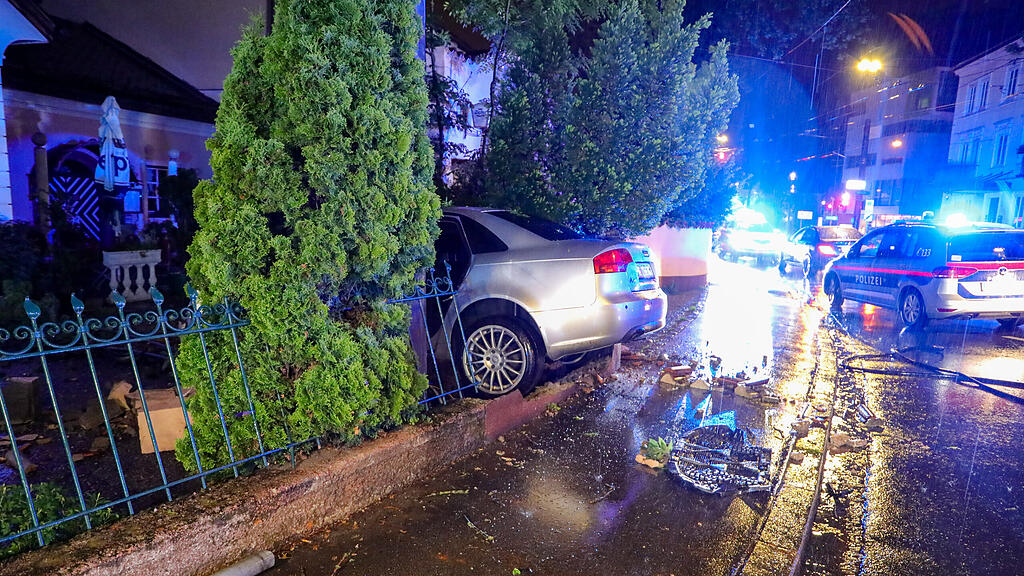 Pkw-Crash in Salzburger Neutorstraße