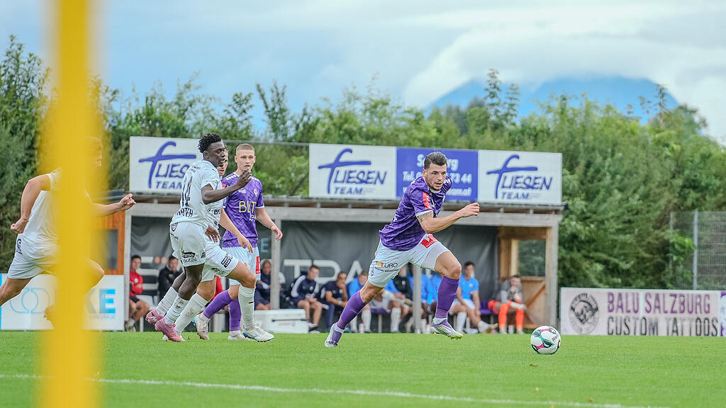 2. Liga: Austria Salzburg gegen Amstetten