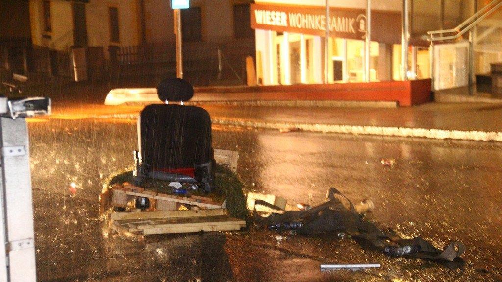 Polter-Unfall in St. Johann