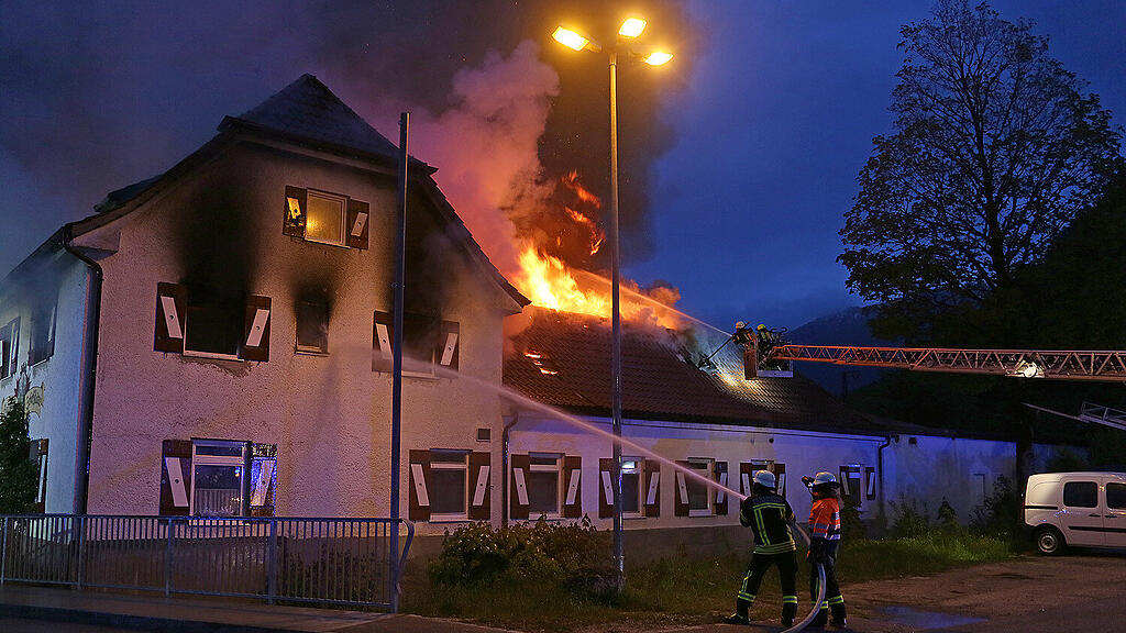 Gaststätte, Brand, Bad Reichenhall