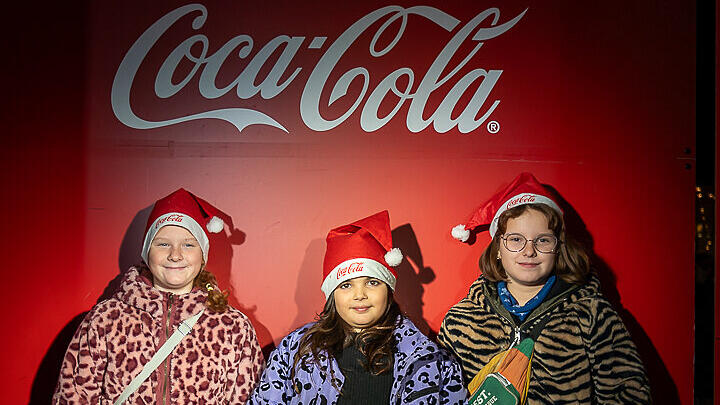 Coca-Cola Weihnachtstruck beim EUROPARK