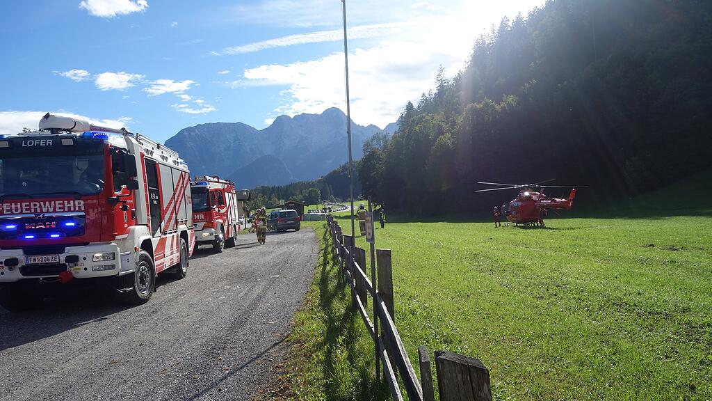 Fünf teils schwer Verletzte bei Crash auf B178 in Lofer
