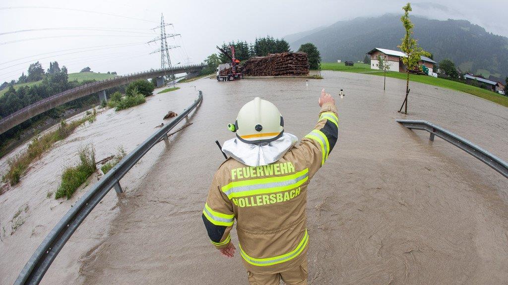 Hochwasser in Hollersbach
