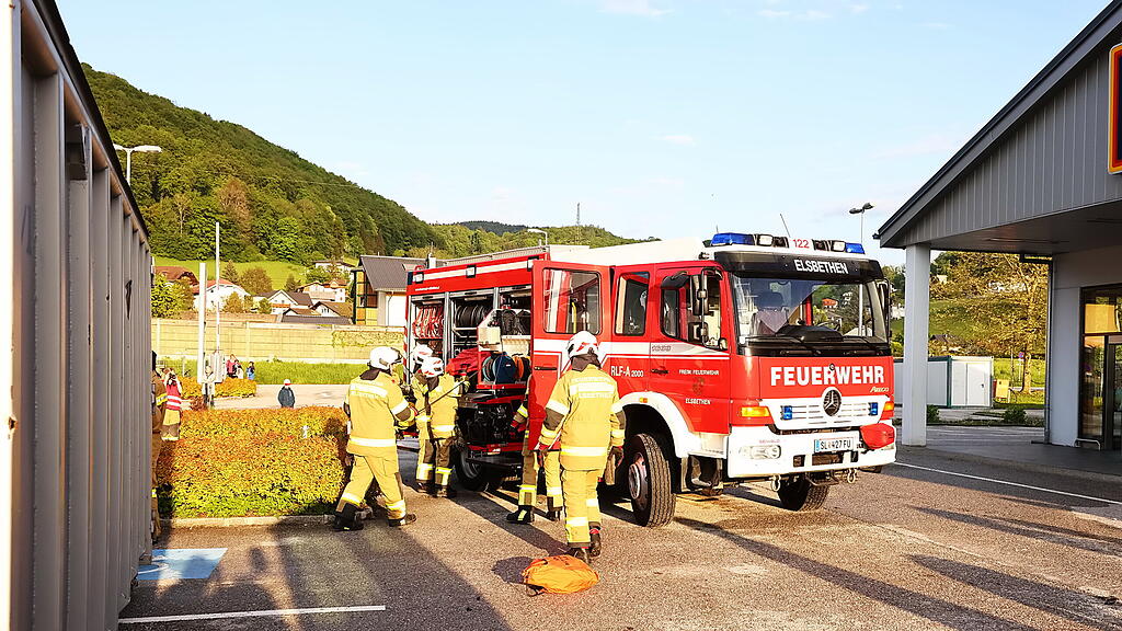 Feuerwehr-Übung in Elsbethen