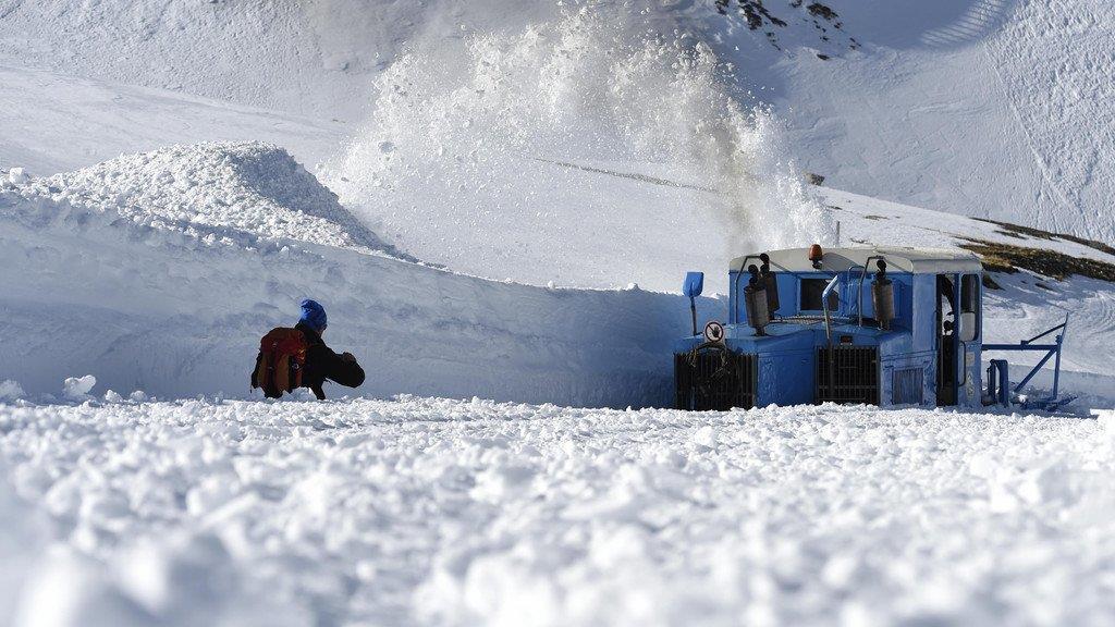 Schneeräumung am Großglockner