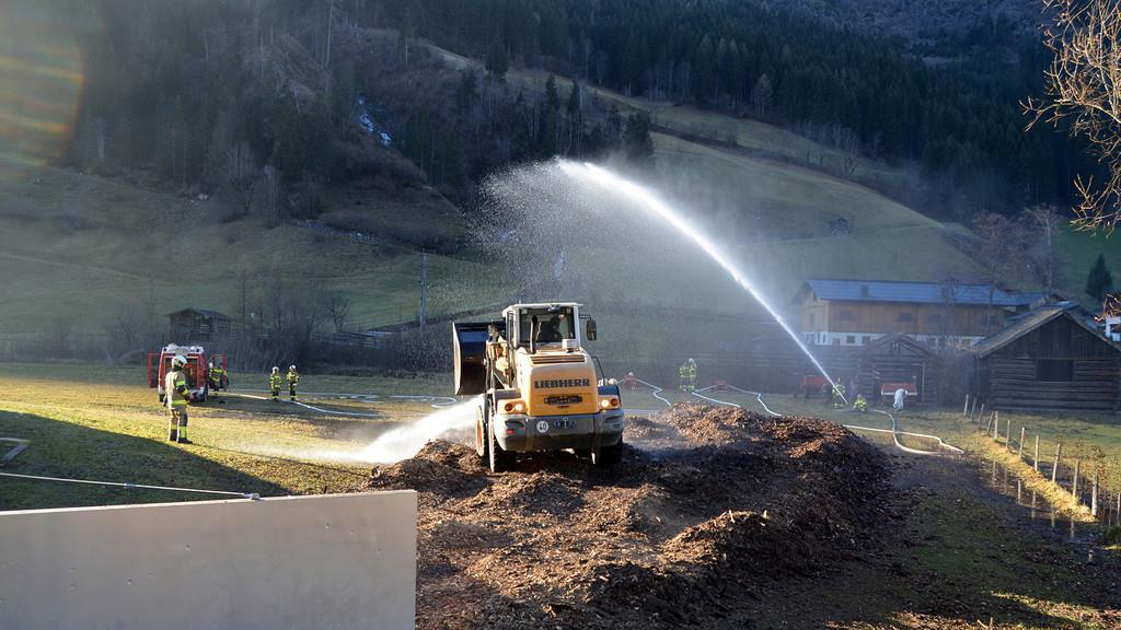 Brand im Heizwerk Großarl